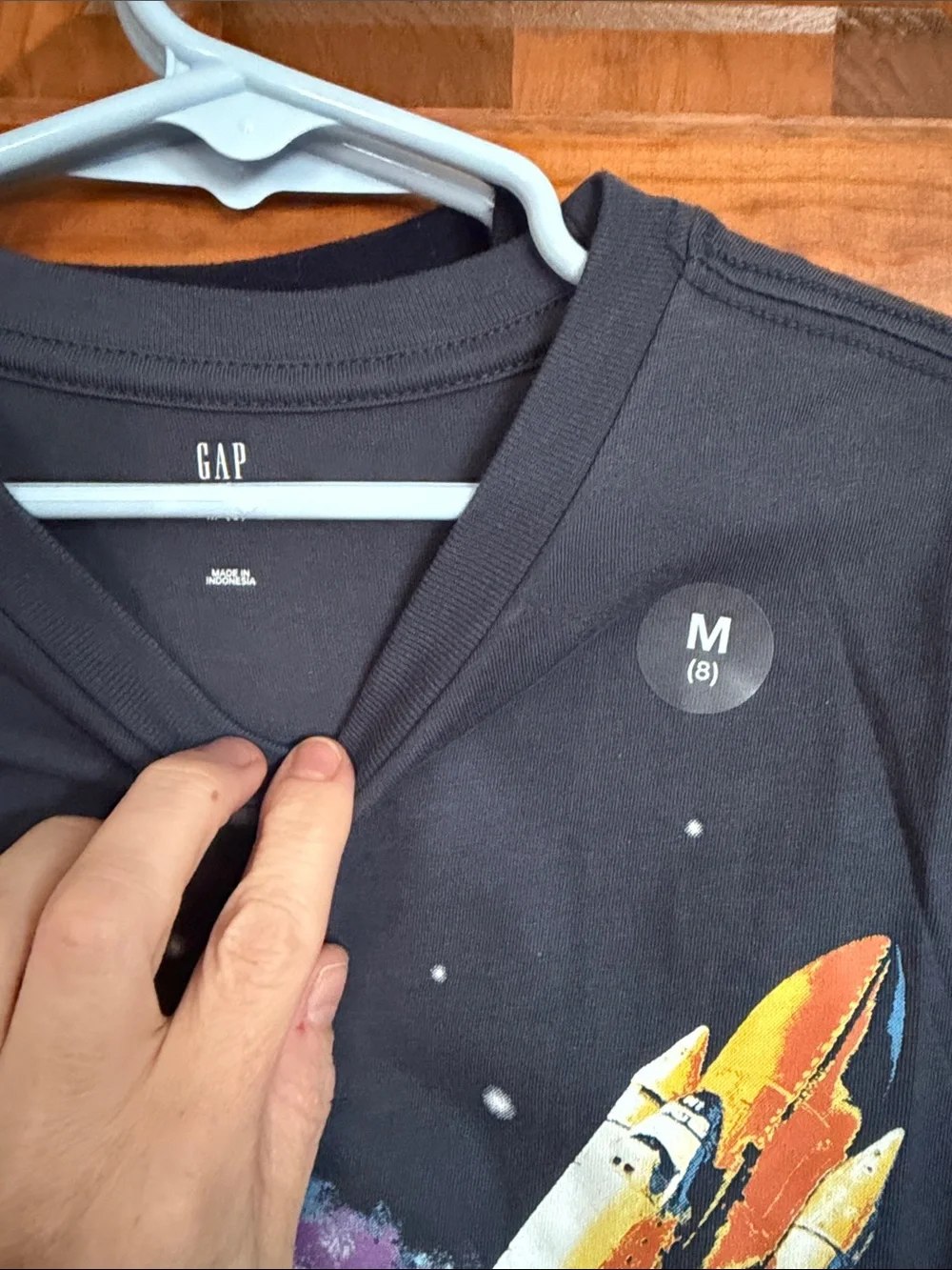 Graphic short sleeve tshirts. Star Wars & space/NASA, M/8